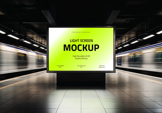 Light Screen Mockup