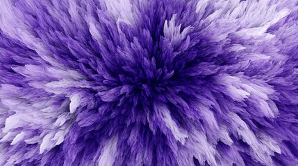 Obraz premium Radiant purple abstract design with dramatic central light beams close up made with Generative AI technology