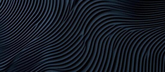 Abstract Dark Wave Texture, Smooth Curving Lines, Modern and Sophisticated Pattern