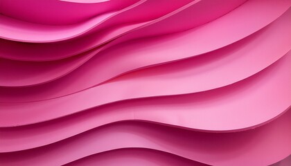Fototapeta premium Pink Abstract Waves Layered Paper, Curves, Texture, Design, Background