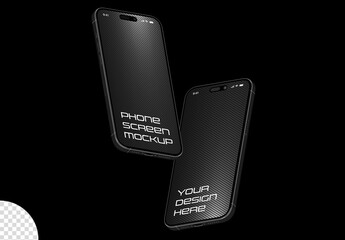 Phone Screens Mockup