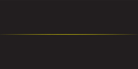 Obraz premium Abstract glowing gold line, horizontal light rays, flash simple art modern