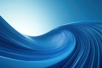 Blue wave abstract design