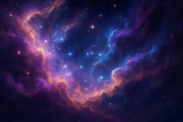 space background with stars
