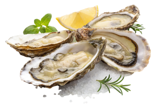 oysters on ice png