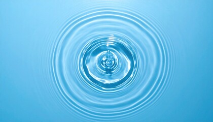 Ripple effect water droplet impact in calm environment nature photography aesthetic serenity