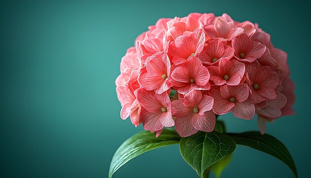 Close-up of a vibrant pink flower cluster