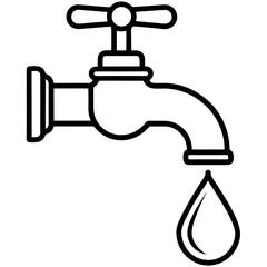 tap with drop of water