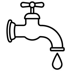 tap with drop of water