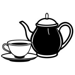 teapot and cup