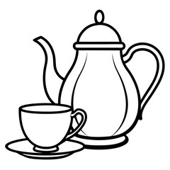 teapot and teacup