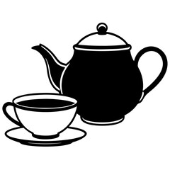 teapot and teacup