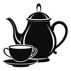 teapot and cup