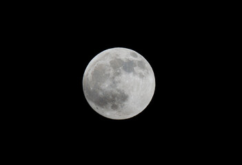 Full moon with craters