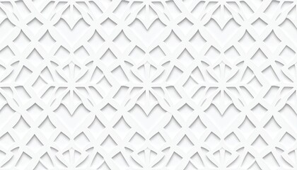 Intricate white pattern design digital art graphic design minimalist environment close-up view modern aesthetic