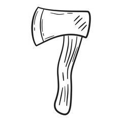 Carpenter Tools Hand Drawn