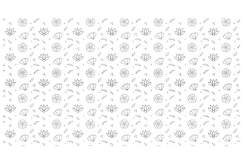 vector art flower pattern design
