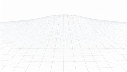 Obraz premium Dynamic geometric patterns emerge abstract 3d visualization digital art minimalist environment aerial view contemporary concept