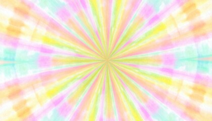 Fototapeta premium Vibrant tie-dye art creation studio space digital artwork colorful environment close-up view creative expression