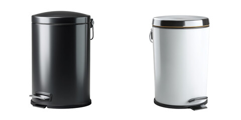 Minimalist Touch Pedal Trash Can Design for Stylish Interiors
