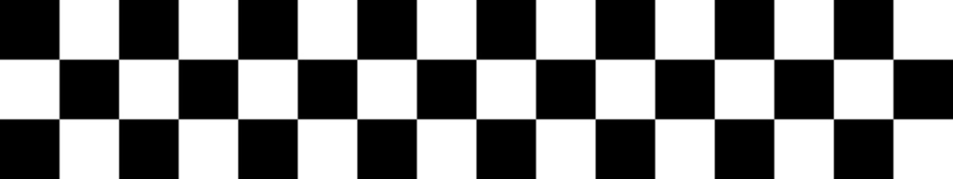 black and white checker board