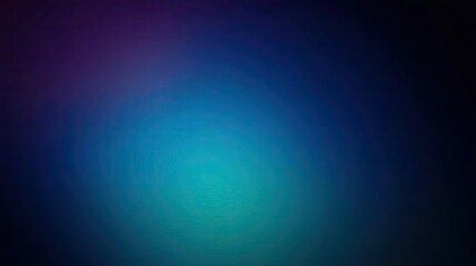 Fototapeta premium Dark Blue Gradient Backdrop with Turquoise Accent and Purple Edges Abstract