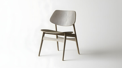 Modern Wooden Chair with Sleek Design and Minimalist Appeal