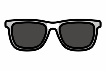 Fototapeta premium Minimalist stylish sunglasses vector art