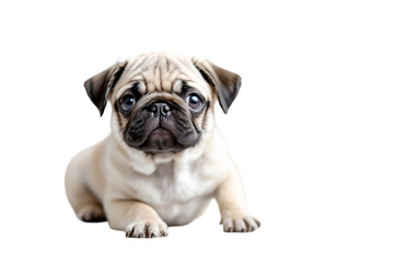 Obraz premium Adorable Pug Puppy: The Perfect Companion