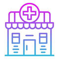 Obraz premium Hospital Icon