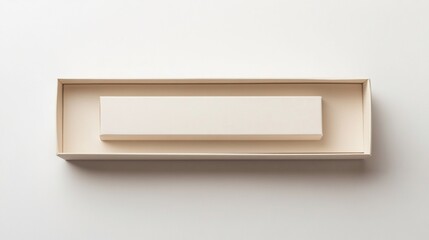 Minimalist Presentation of a Rectangular Box Inside a Larger Matching Box
