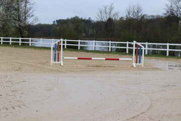 Reitfeld. Reitplatz.