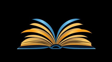 Open book illustration