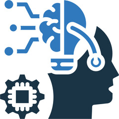 Obraz premium Machine Learning icon