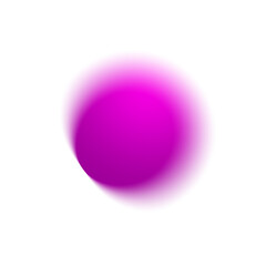 transparent round shape purple color