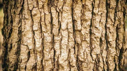 Obraz premium Close-Up of Detailed Tree Bark Texture in Natural Environment