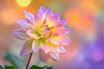 Fototapeta premium HD wallpaper with macro floral details, soft focus and natural tones