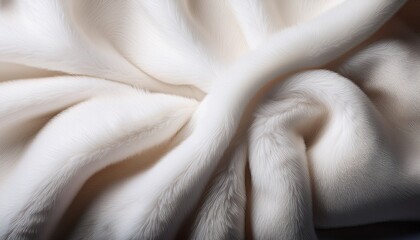 white fluffy material soft gentle texture luxurious comfort calm serene feeling