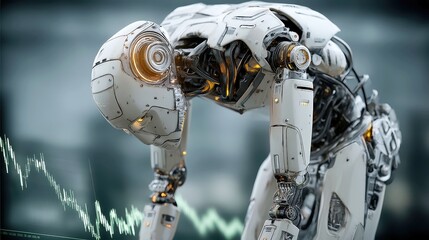 Fototapeta premium AI Insurance Rate Forecasting Tool, an advanced system predicting insurance rate shifts, enhancing risk assessment, enabling strategic client portfolio modifications.