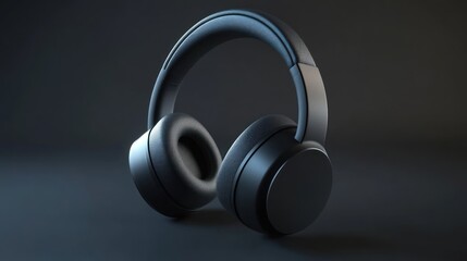 Stylish over-ear headphones.  Modern, sleek design.  High-quality audio