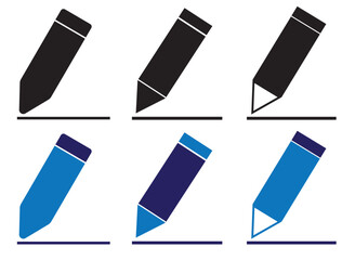 Edit icon vector isolated on white background. Pencil icon. sign up Icon vector. edit text