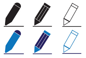 Edit icon vector isolated on white background. Pencil icon. sign up Icon vector. edit text