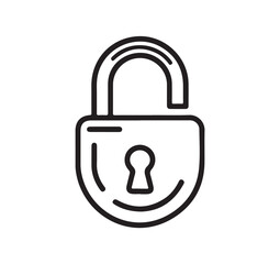 vector of coloring page of lock