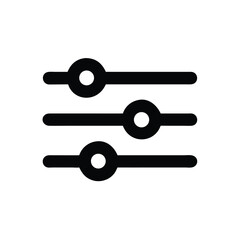 sliders photo settings adjustments on white background for web and graphic design