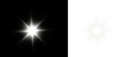 PNG sparkling galaxy beam with twinkle spiral and fantasy starlight, space flash and magic glow, PNG white star celebration and transparent explosion background for night party light effect.