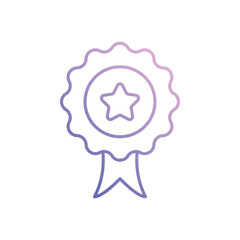 Winning Badge Vector icon
