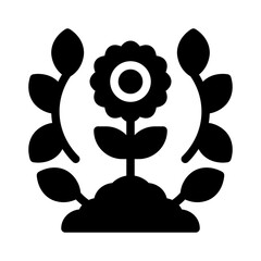 vine glyph icon
