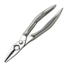 Fototapeta premium A sleek, high-quality stainless steel surgical pliers, ideal for precise gripping and cutting tasks.