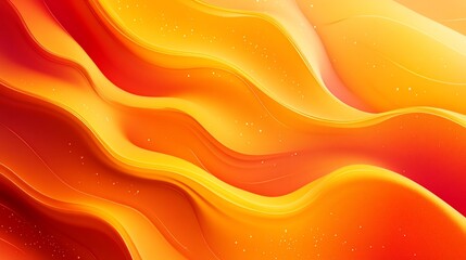 Obraz premium Flowing fiery waves with shimmering sparks