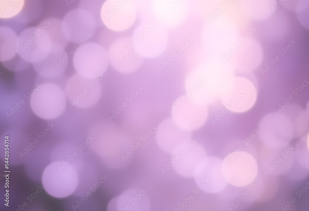 Fototapete ethereal purple background with soft bokeh light, creating serenity and peace. abstract art for back